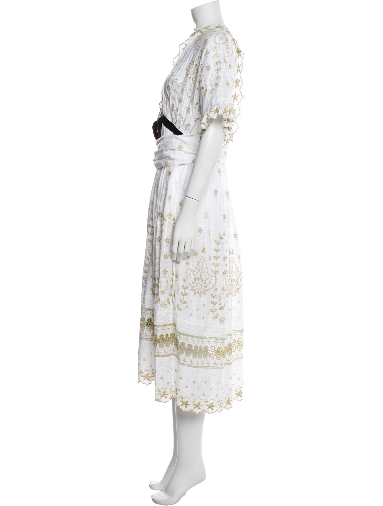 LoveShackFancy Printed Long Dress